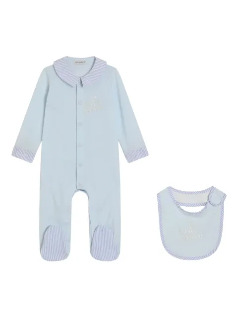 Dolce & Gabbana Kids Strampler-Set mit Logo-Stickerei