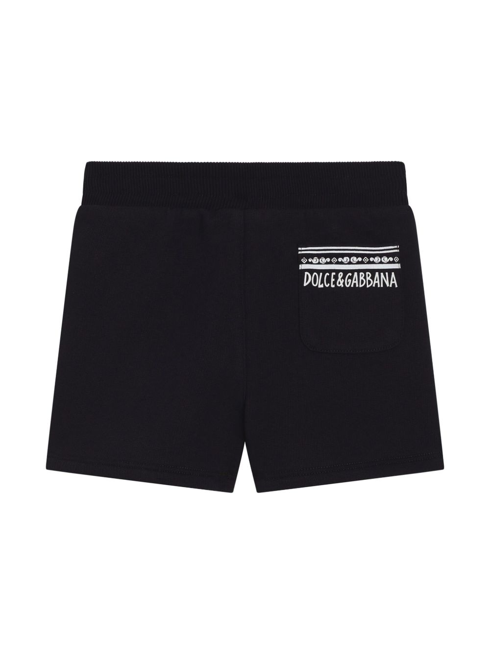 Dolce & Gabbana Kids Shorts met logoprint - Blauw