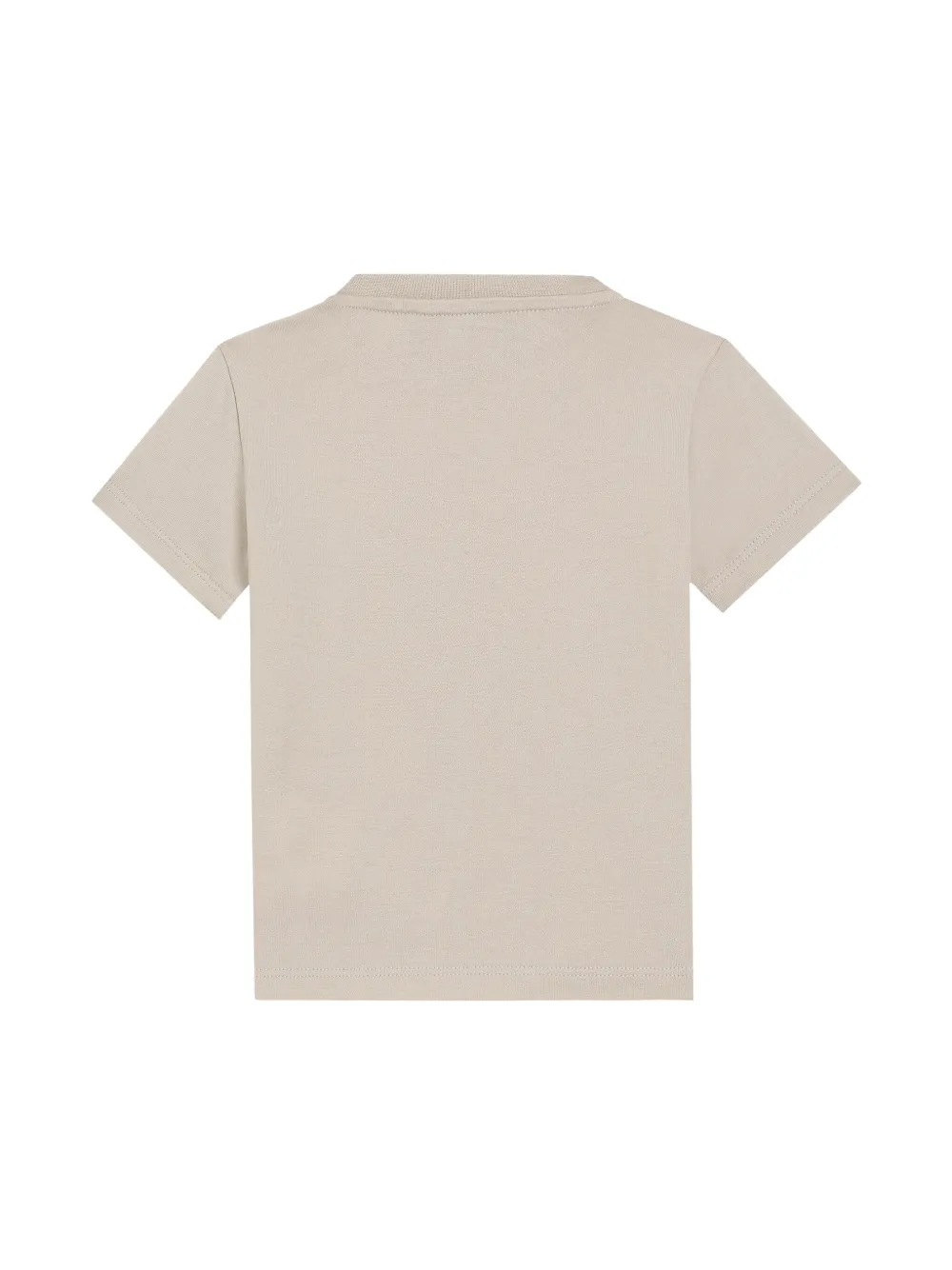 Dolce & Gabbana Kids T-shirt met geborduurd logo - Beige