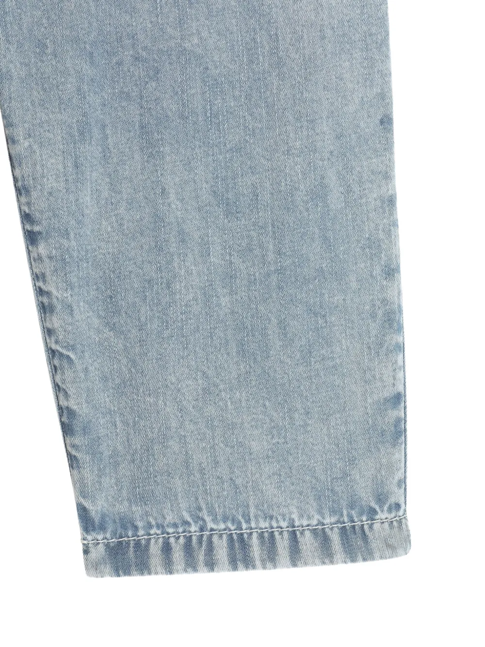 Dolce & Gabbana Kids Jeans met geborduurd logo Blauw