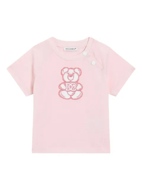 Dolce & Gabbana Kids teddy bear-print T-shirt