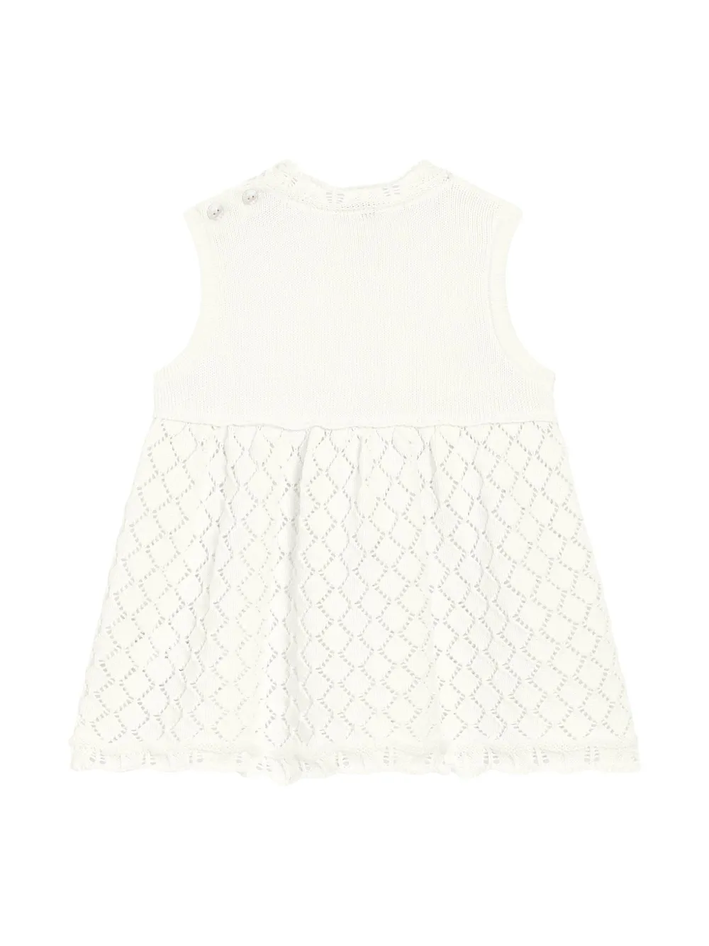 Dolce & Gabbana Kids cotton dress - Wit