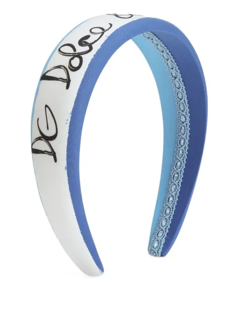 Dolce & Gabbana Kids logo headband