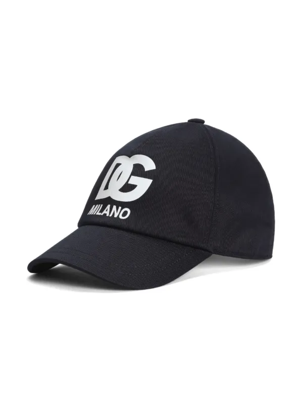 Dolce & Gabbana Kids logo-print Cap | Blue | FARFETCH AO