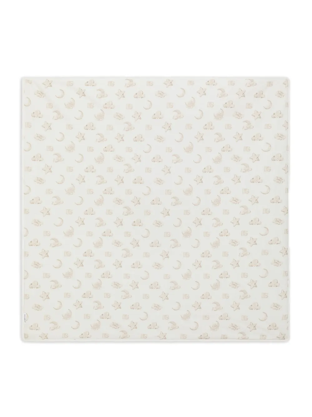 Dolce & Gabbana Kids Deken met logoprint Beige