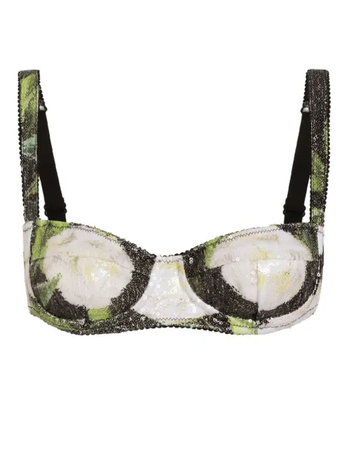 Soutien-gorge brodé de sequins - Dolce & Gabbana - Modalova