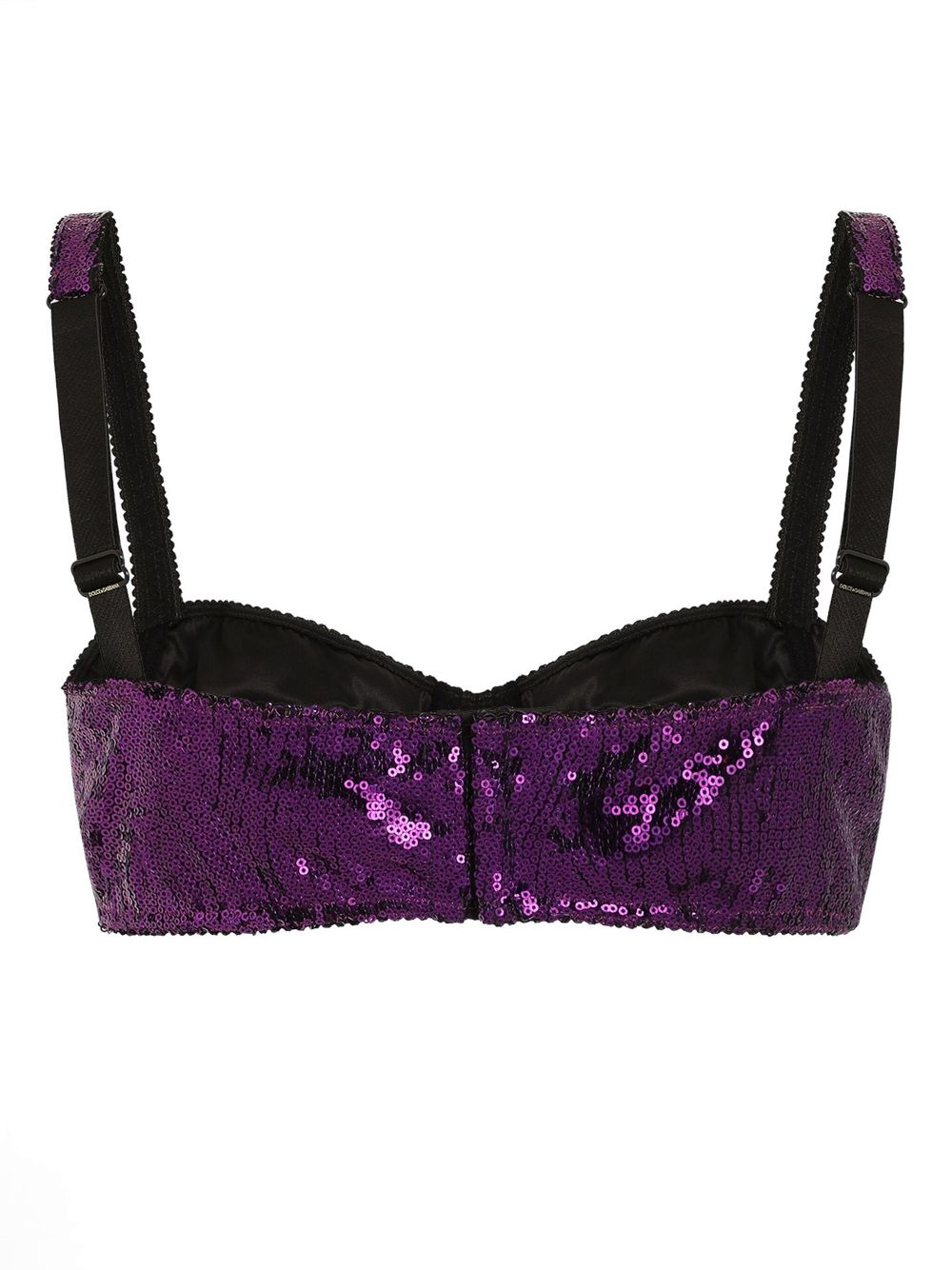 Dolce & Gabbana sequinned bra - Paars