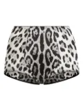 Dolce & Gabbana leopard-print culotte briefs - Grey
