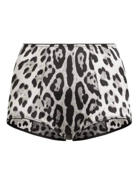 Dolce & Gabbana leopard-print culotte briefs
