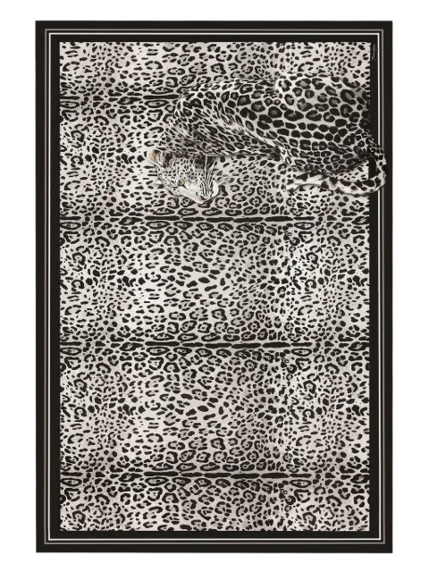 Dolce & Gabbana Saída de praia com estampa de leopardo