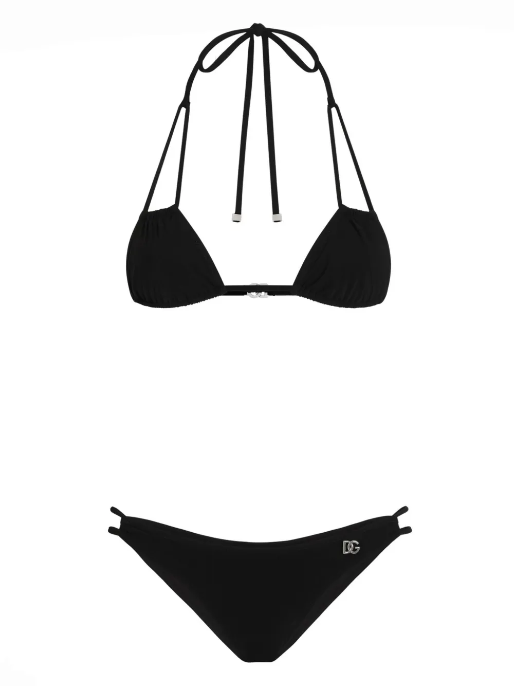 Dolce & Gabbana DG logo bikini Zwart