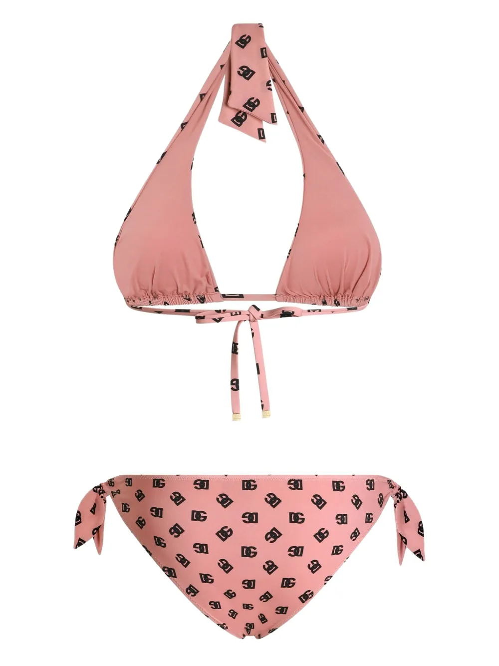 Dolce & Gabbana Bikini met stippen - Roze