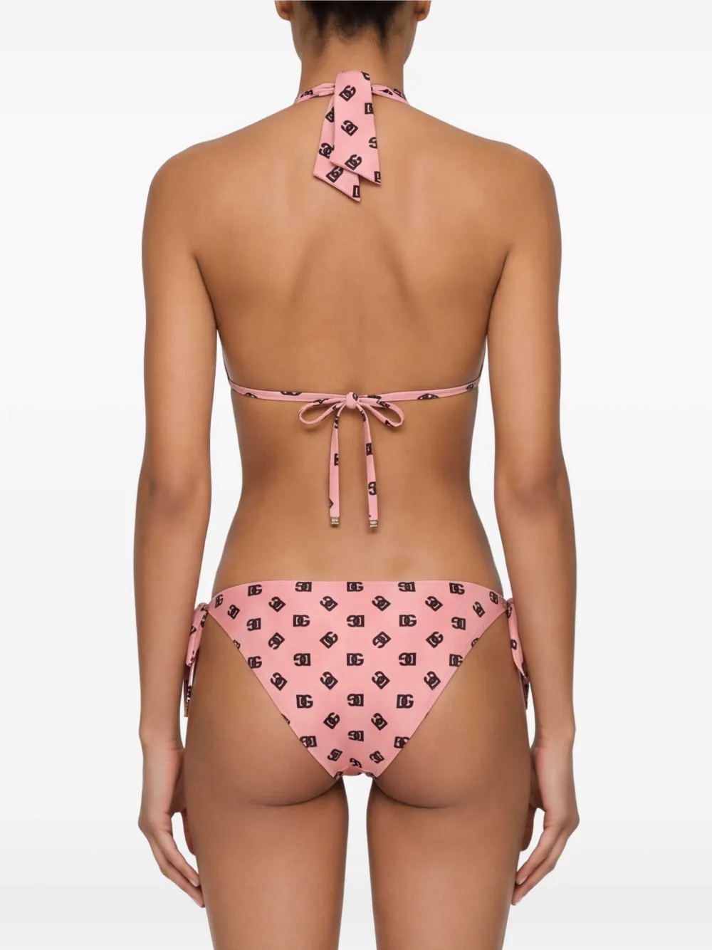 Dolce & Gabbana DNA bikini met stippen Roze