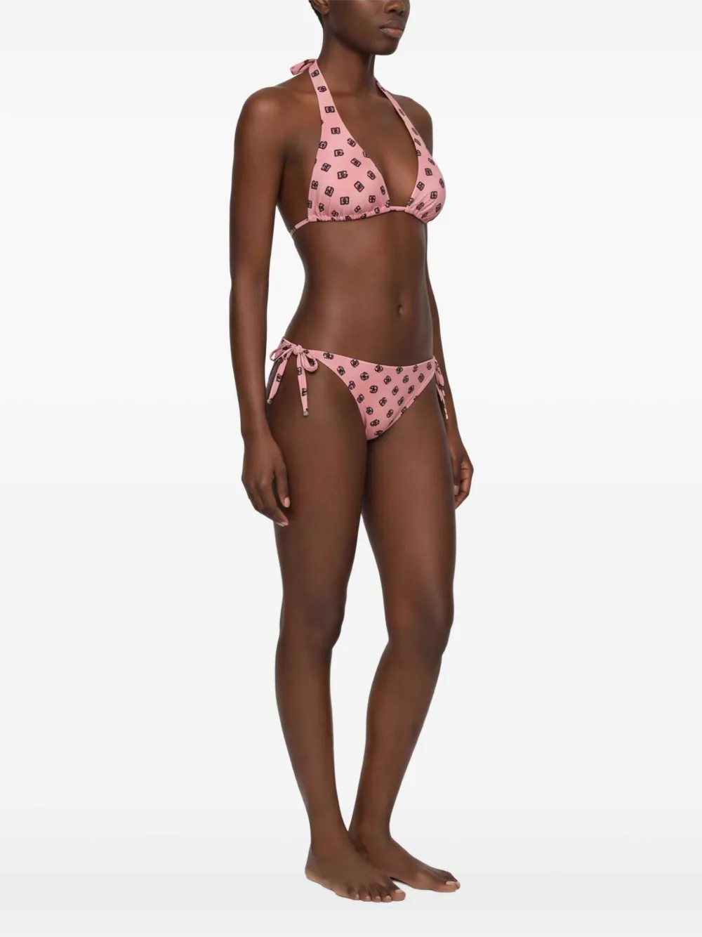 Dolce & Gabbana DNA bikini met stippen Roze