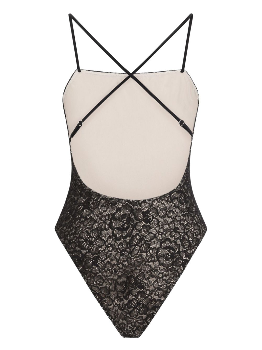 Dolce & Gabbana lace swimsuit - Beige