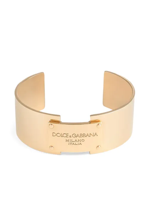 Bracelet à plaque logo - Dolce & Gabbana - Modalova