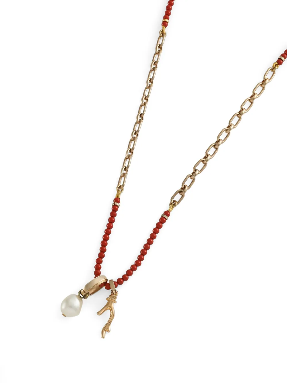 Dolce & Gabbana Gemstone-detail Necklace In Gold