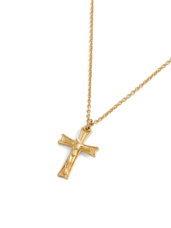 Dolce & Gabbana cross-pendant Chain Necklace | Gold