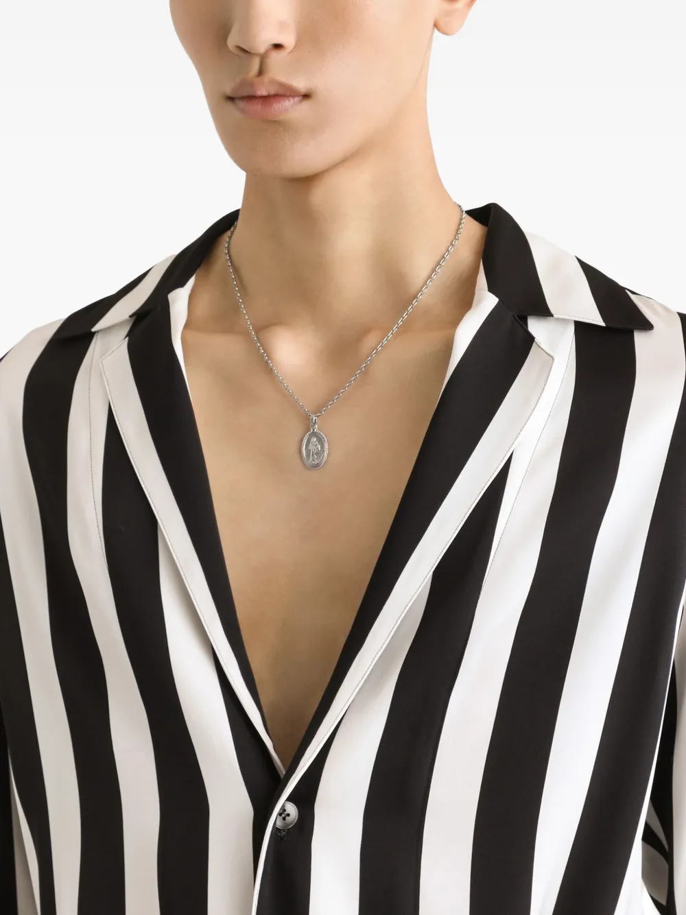Dolce & Gabbana medallion-pendant chain necklace | Image 2