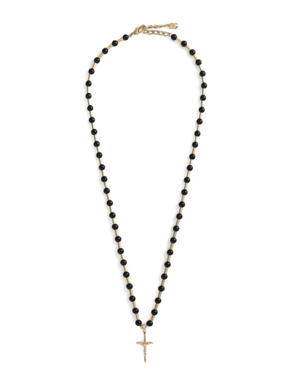 Dolce & Gabbana Cross Necklace | Gold | FARFETCH PL