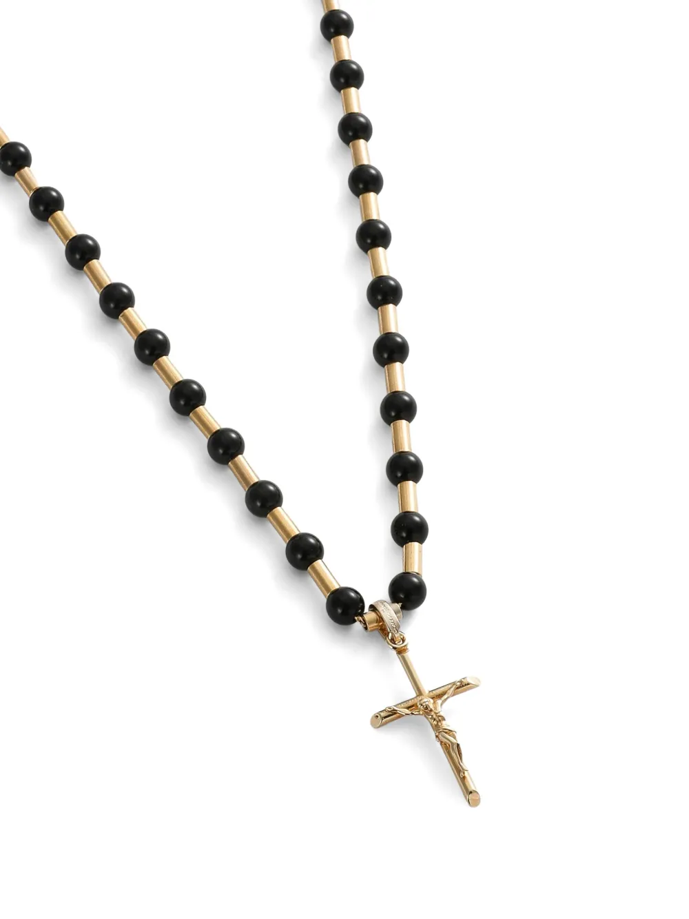 Dolce & Gabbana Metal Necklace With Logo In Gold