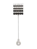 Dolce & Gabbana crystal-embellished brooch - Silver
