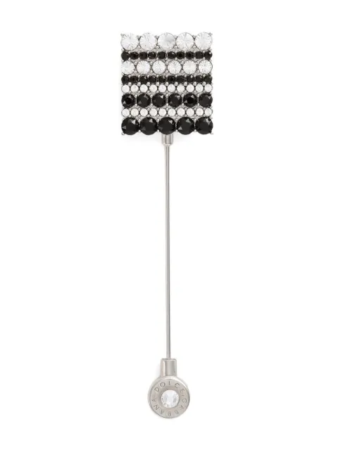 Dolce & Gabbana crystal-embellished brooch