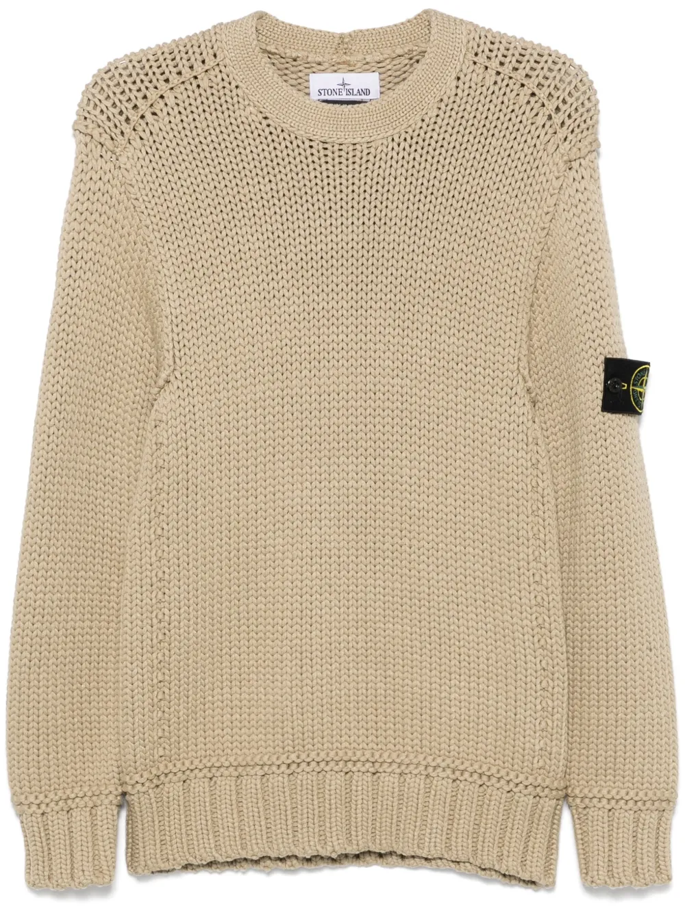 Stone Island chain-stitch sweater - Brown