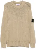 Stone Island chain-stitch sweater - Brown