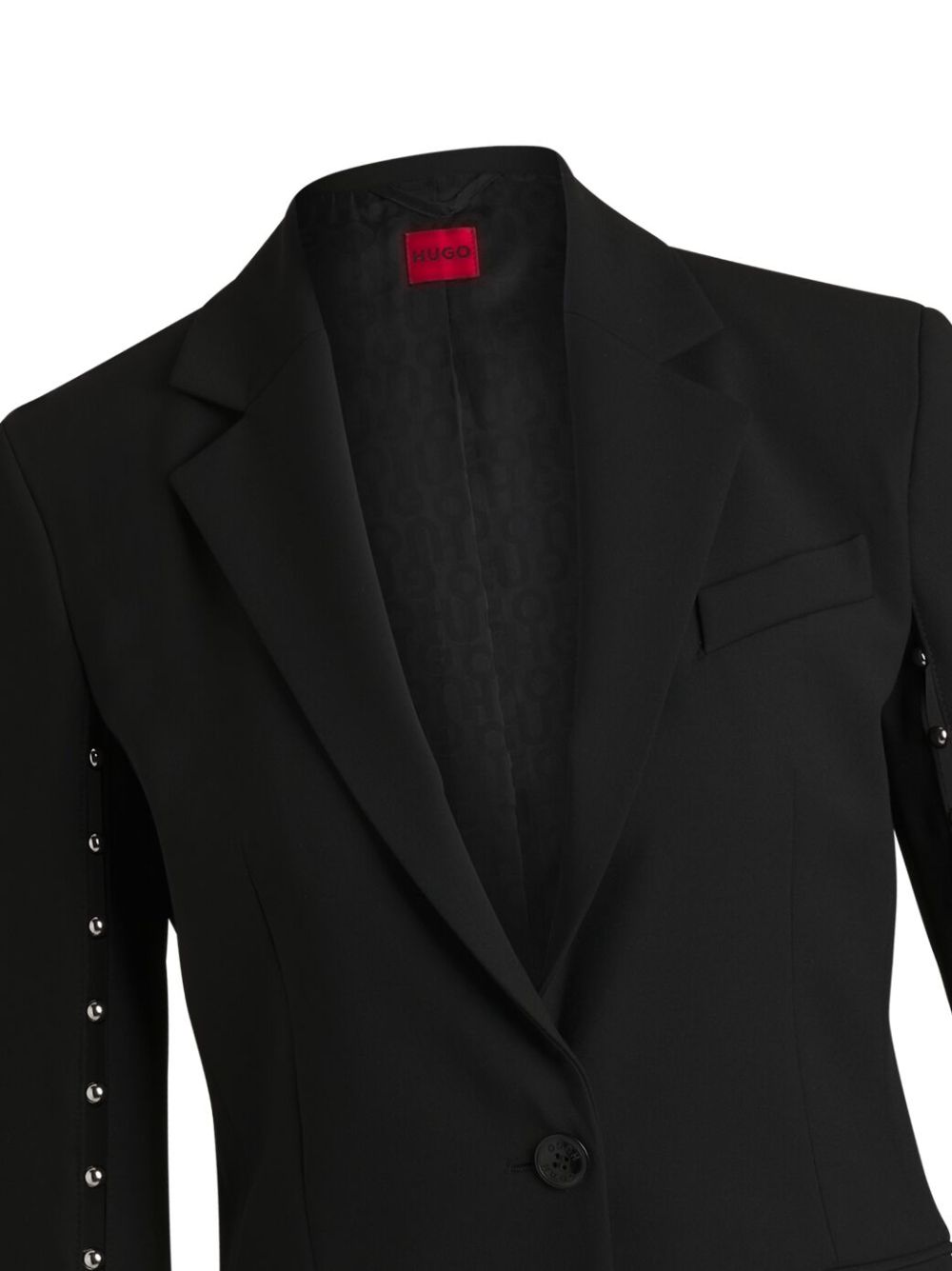 HUGO Blazer verfraaid met studs - Zwart