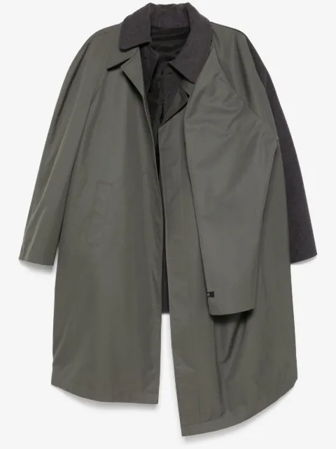 PROTOTYPES trenchcoat med lagerdesign