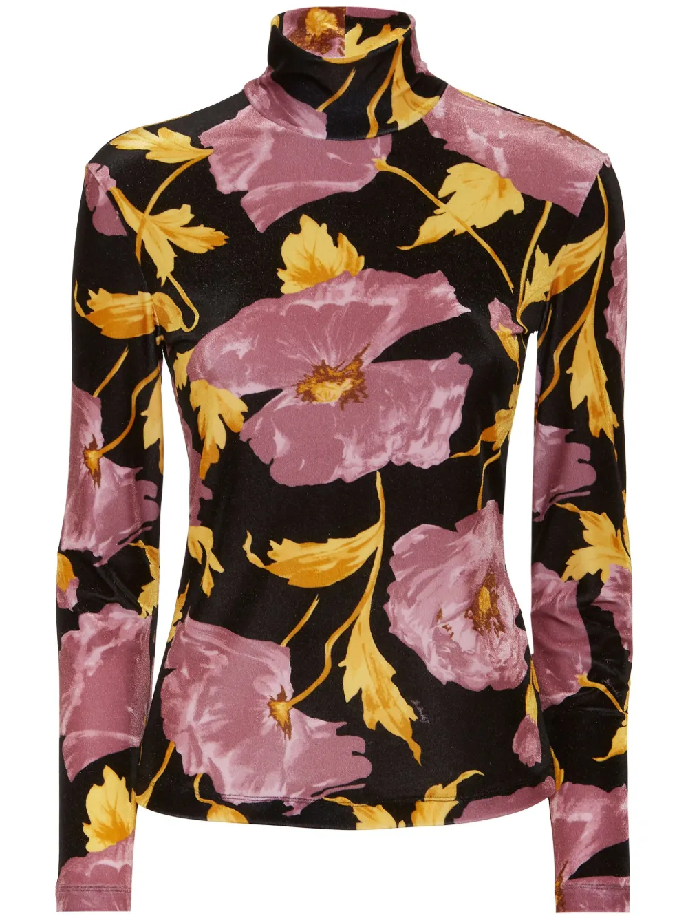 La DoubleJ floral-print top | Black | Image 1