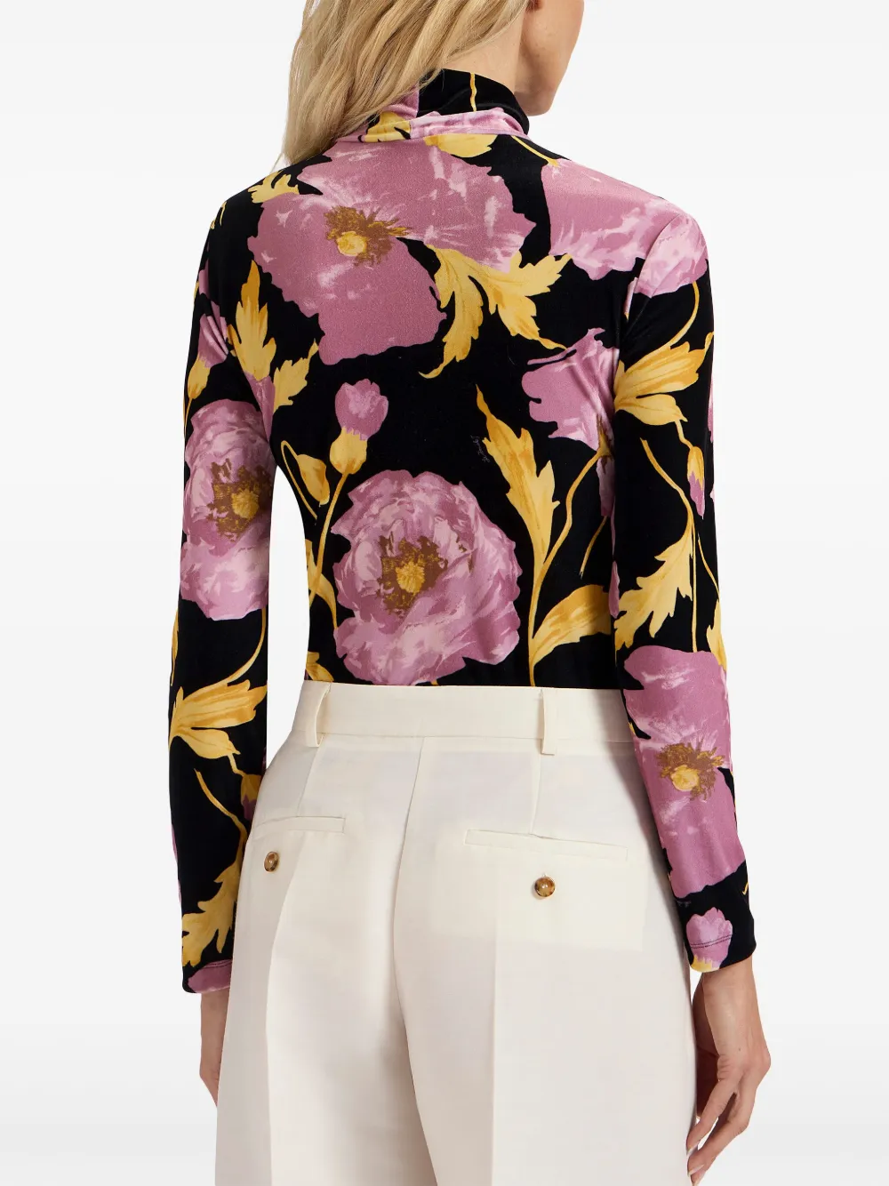 LA DOUBLEJ FLORAL-PRINT TOP