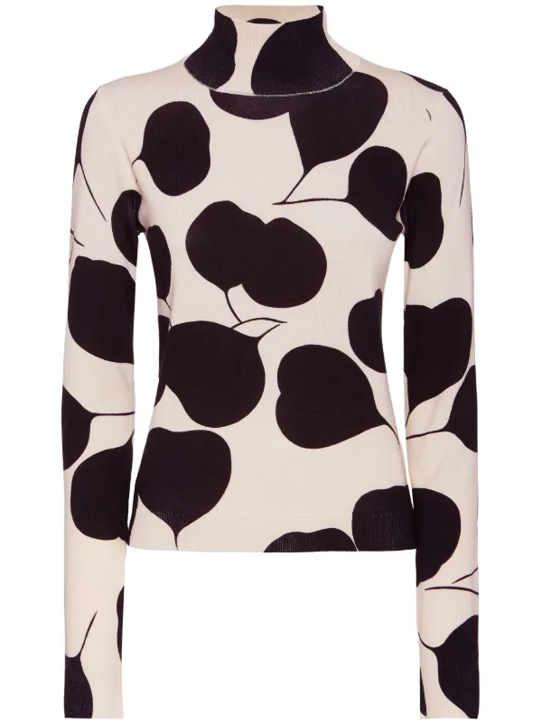La DoubleJ Intarsia-knit Jumper in Neutrals