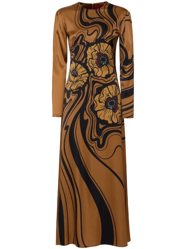 maxi swing dresses Summer Dresses for Women Maxi Dress Shirt Collar Neck Waist Swing Dress  Striped Dress