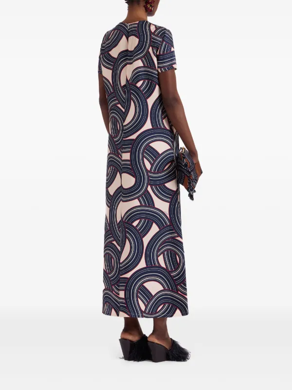La DoubleJ Swing Maxi Dress | Blue | FARFETCH