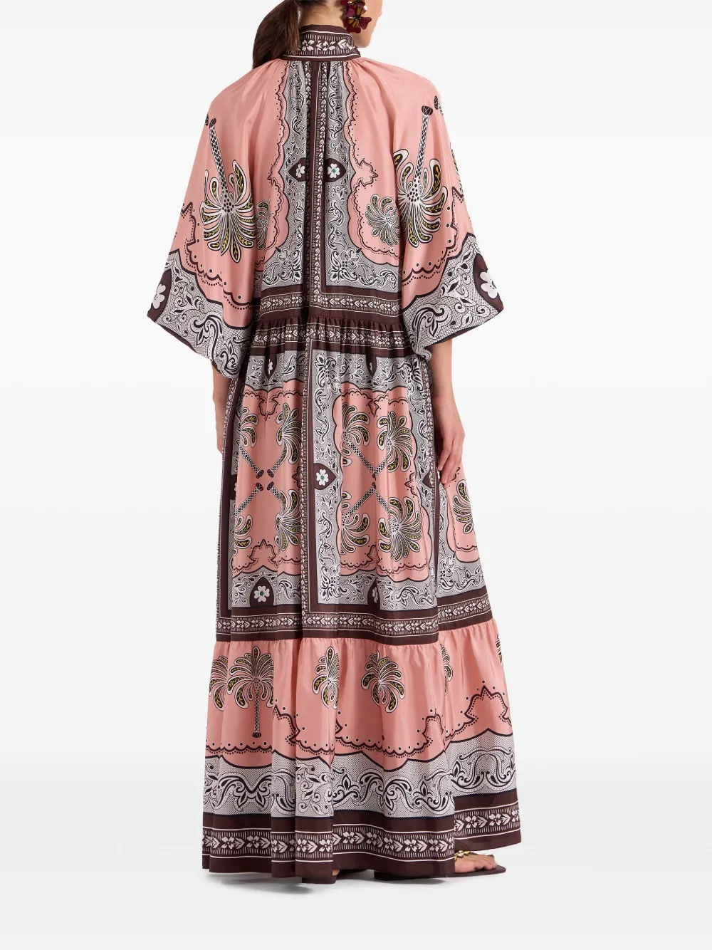 La DoubleJ Athena maxi-jurk Roze