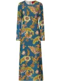 La DoubleJ Swing maxi dress - Blue