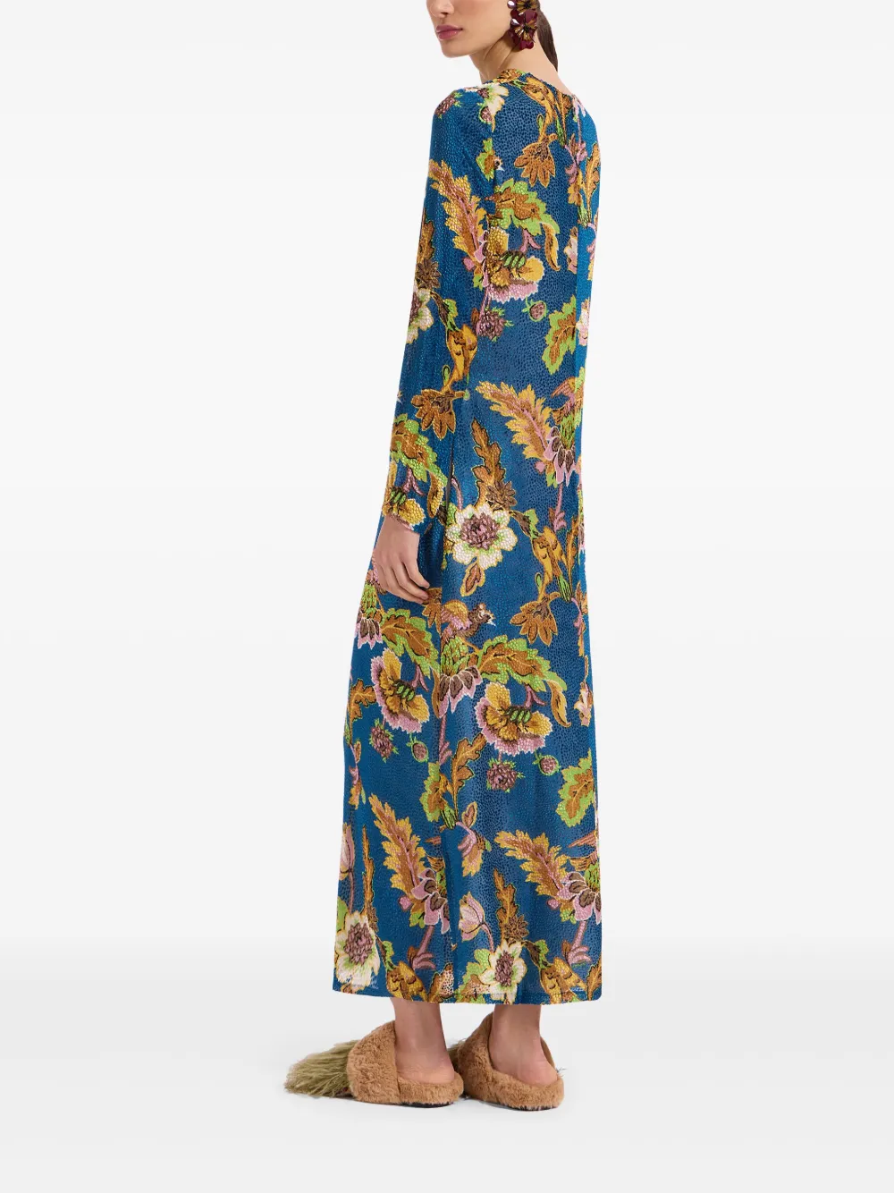 La DoubleJ Swing maxi-jurk Blauw
