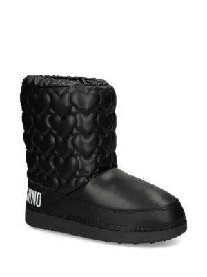 Love Moschino★キルティング デザイン☆ロゴ☆スノーブーツ スノーブーツ Love Moschino(ラブモスキーノ) ブーツ(レディース
