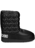 Love Moschino chunky quilted boots - Black