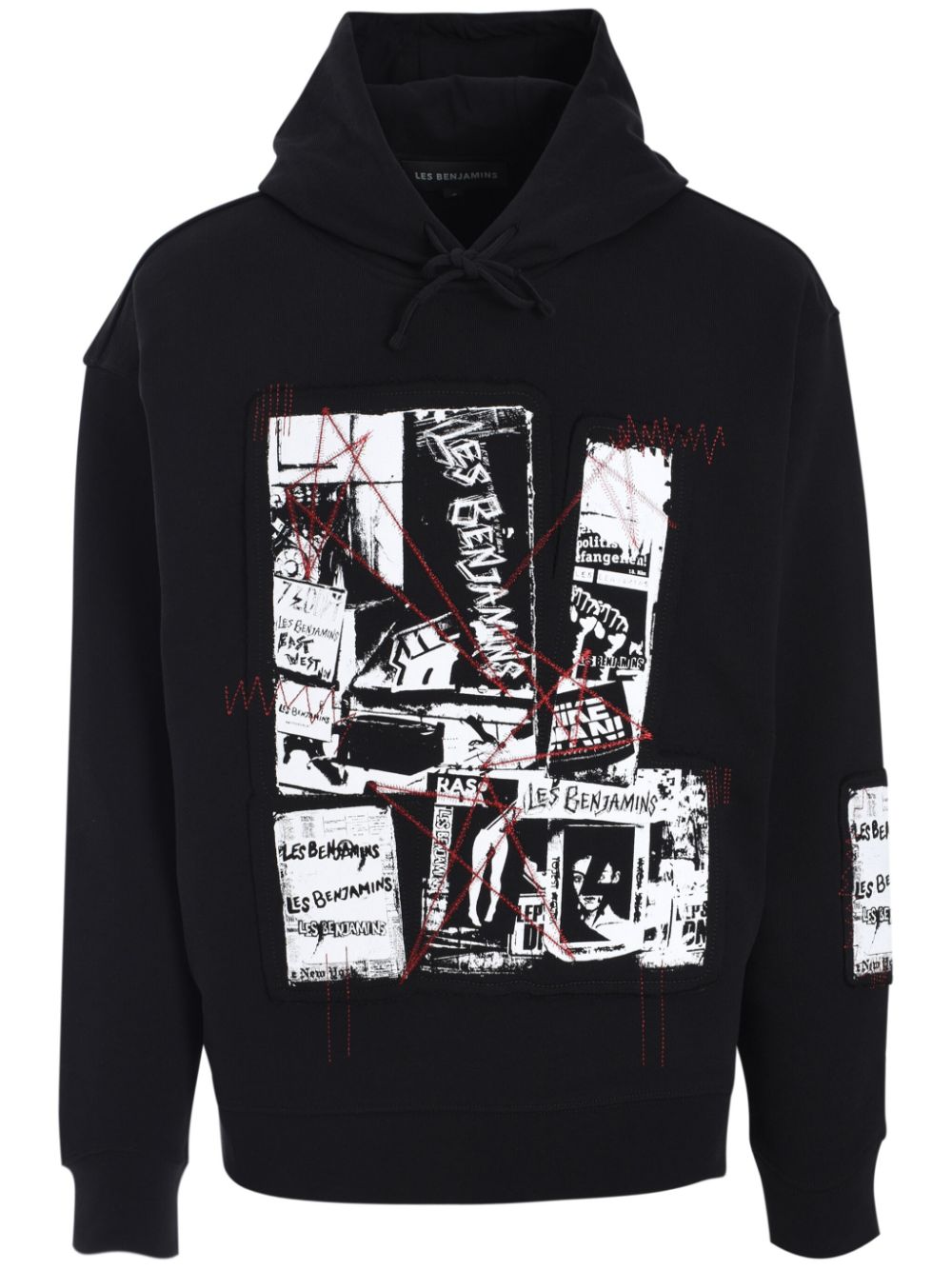 graphic-print hoodie