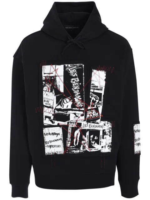 Les Benjamins graphic-print hoodie