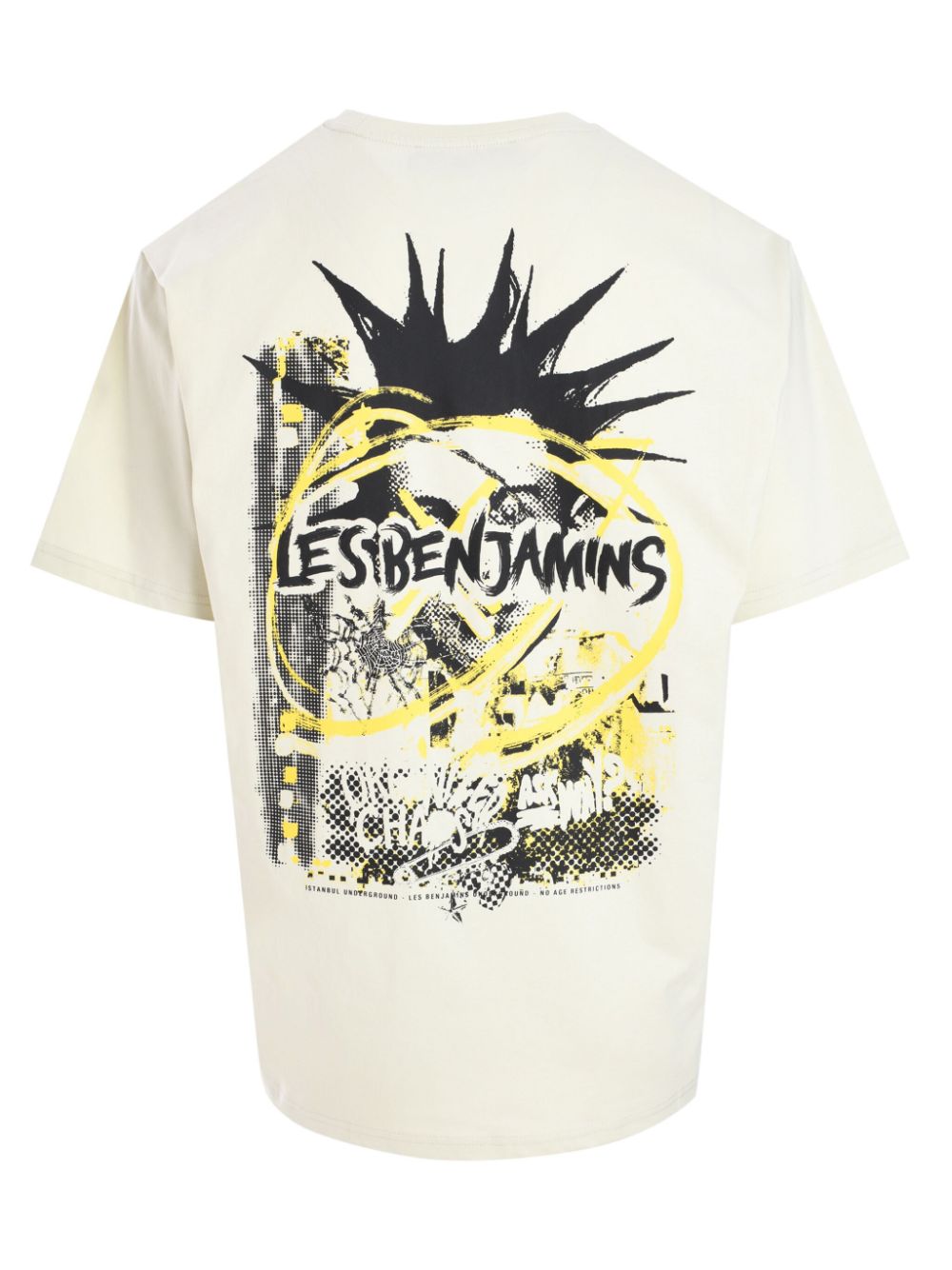 Les Benjamins graphic-print T-shirt - Beige