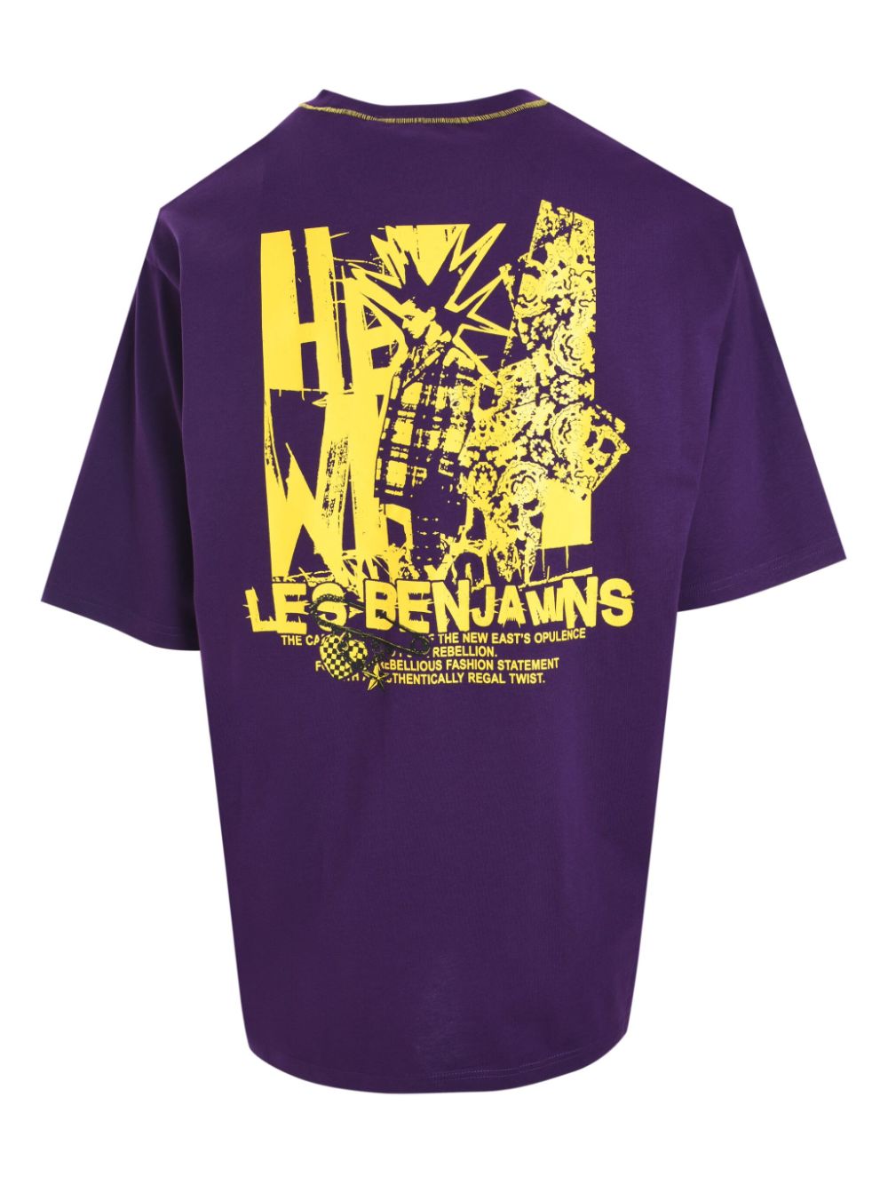 Les Benjamins graphic-print T-shirt - Paars