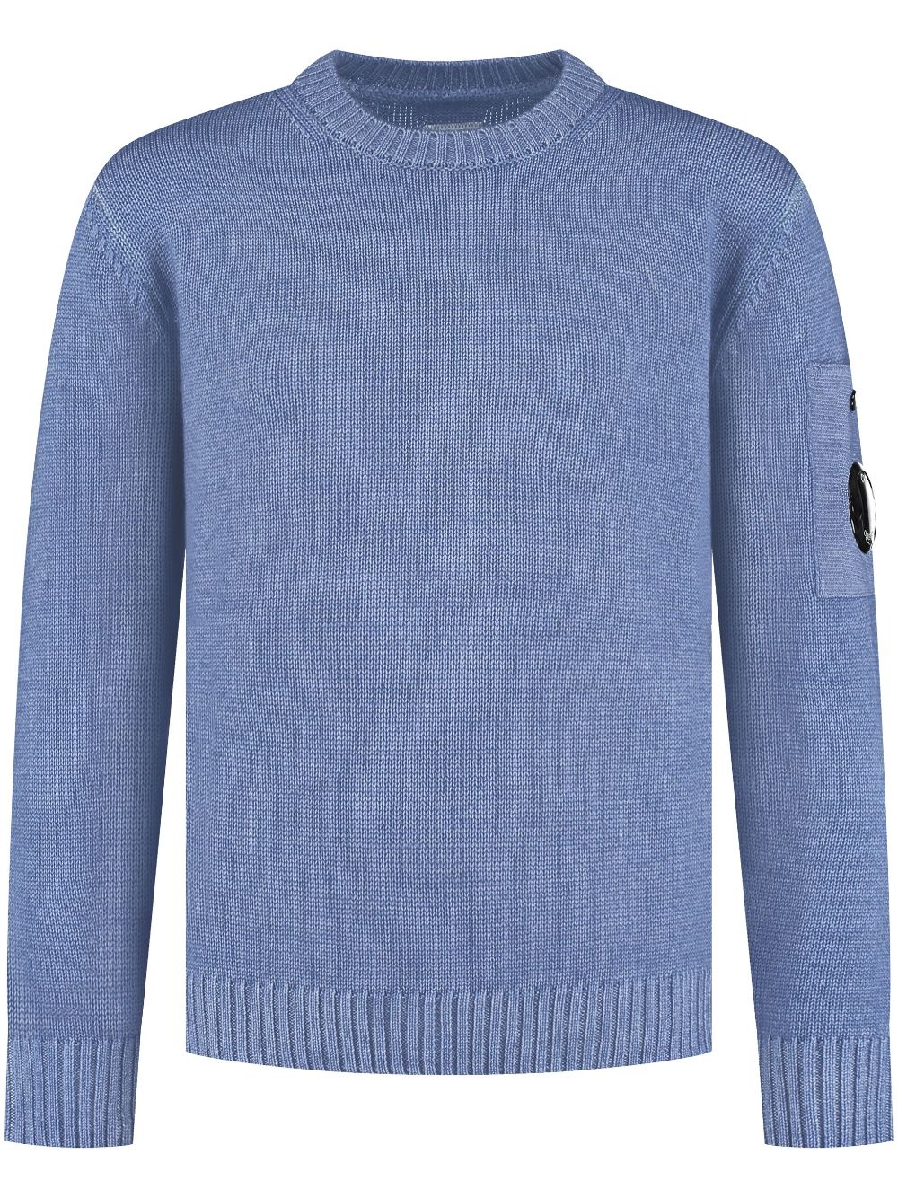 C.P. Company Kids ribbed cuffs sweater - Blue