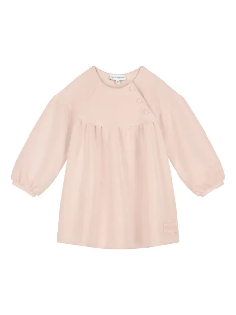 Emporio Armani Kids logo-patch jersey dress