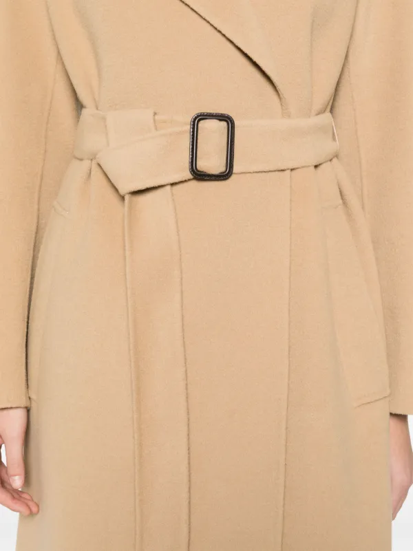 【送料&関税込】Weekend Max Mara Belted Long-sleeved Coat Weekend Max Mara Nella Wool Belted Coat | Saks Fifth Avenue