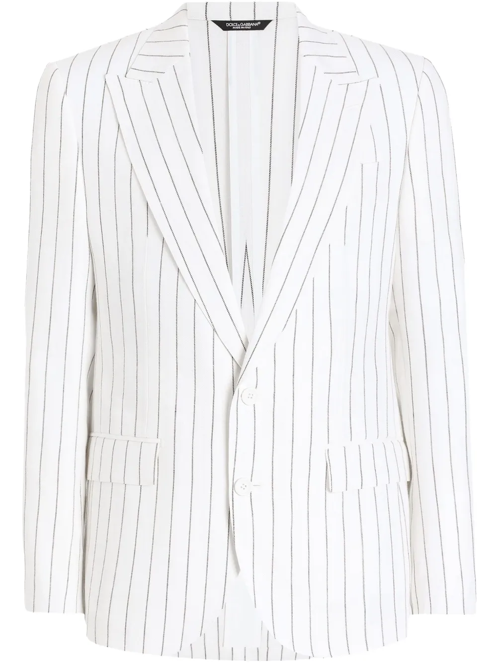 Dolce & Gabbana pinstriped blazer | White | Image 1