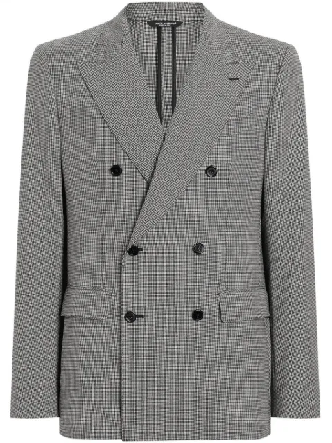 Dolce & Gabbana houndstooth-pattern blazer